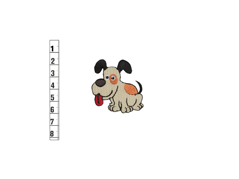 Parche Termoadhesivo perro, Bordado, Ref 9316