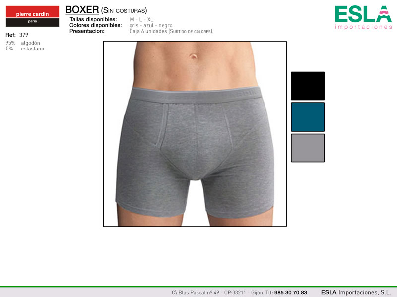 Boxer sin costuras, Pierre cardin, Ref 379