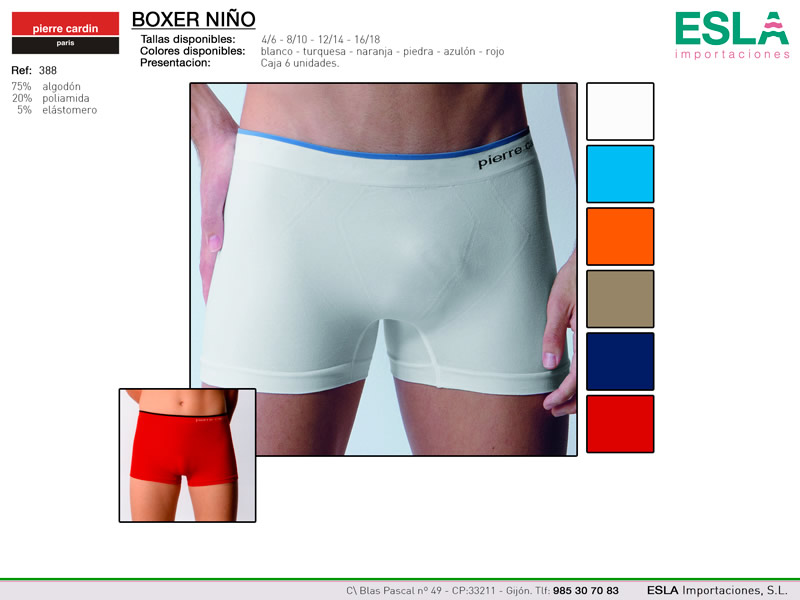 Boxer niño, Pierre cardin, Ref 388