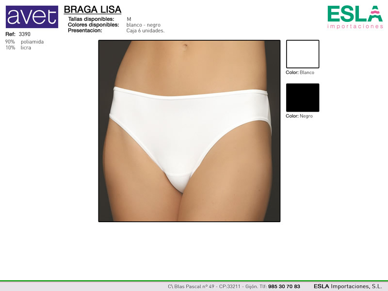 Braga bikini, lisa, Avet, Ref 3390