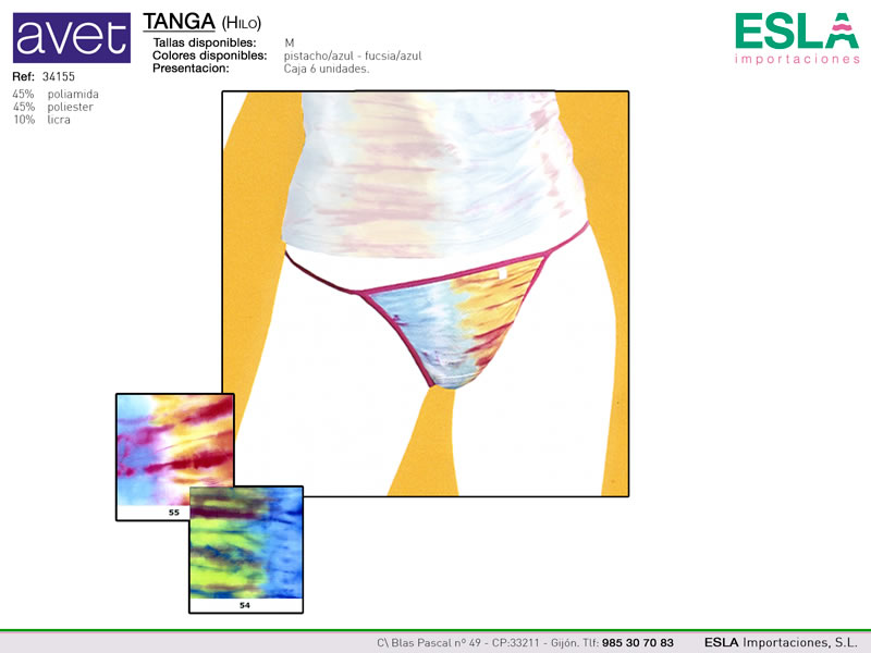 Tanga hilo, Avet, Ref 34155