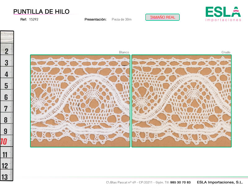 Puntilla de hilo, Familia 1993, Ref 15292