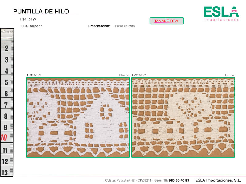 Puntilla de hilo, Familia 5129, Ref 5129