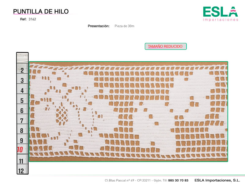 Puntilla de hilo, Familia 3161, Ref 3162