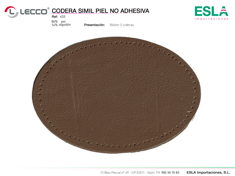 Codera simil piel, Lecco, Ref 453