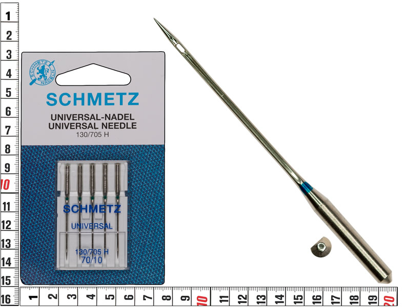 Aguja máquina, Talón plano, SCHMETZ, Ref 130/705H