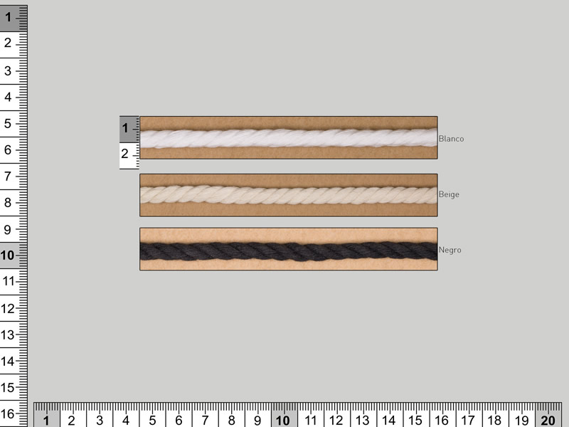Cordón algodón, Cordón fraile, Ref 5710/150