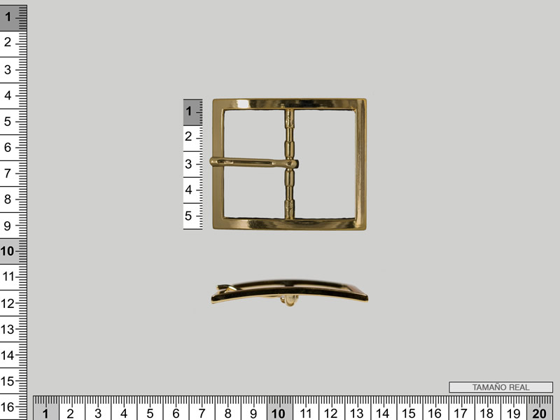 Hebilla metálica, Dorada, Ref 3218-40