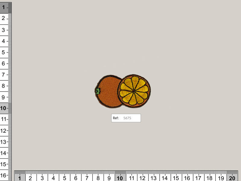 Termoadhesivo naranjas, Ref 5675