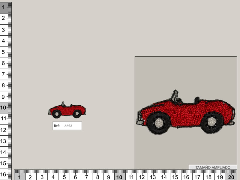 Termoadhesivo coche, Ref 6653
