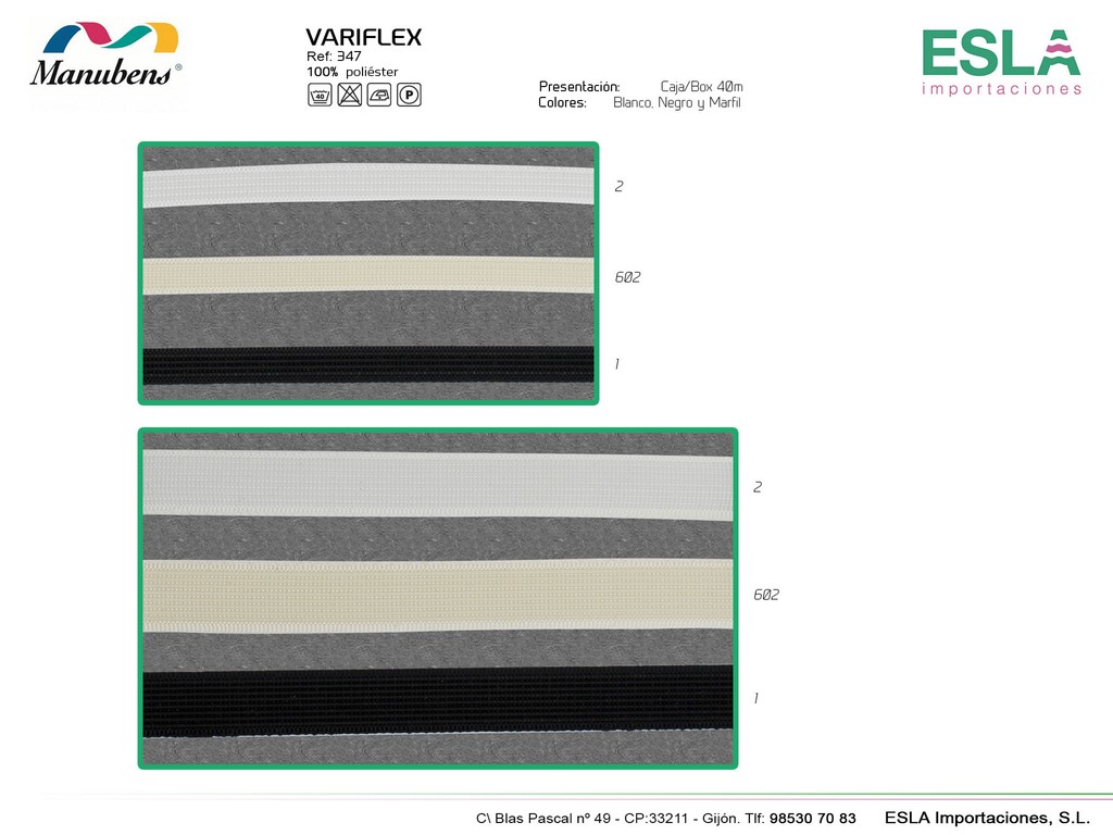 Variflex, Manubens, Art 347