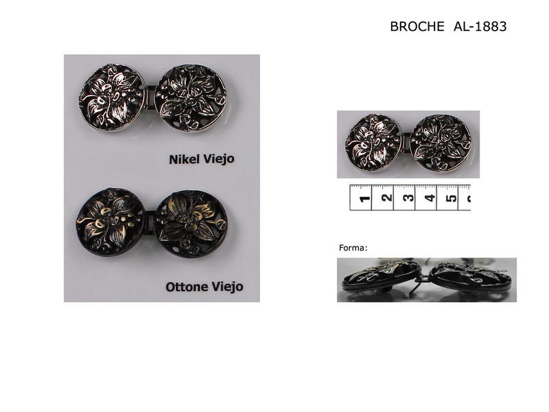 Broche metal AL-1883