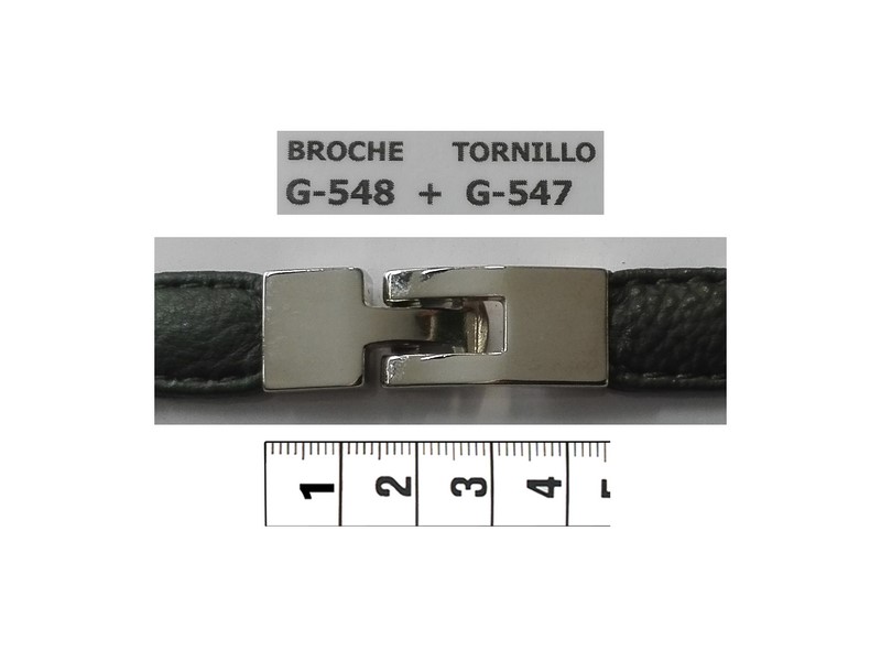 Broche G-548 y tornillo G-547