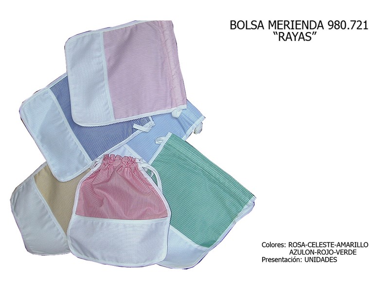 Bolsa merienda rayas 980.721