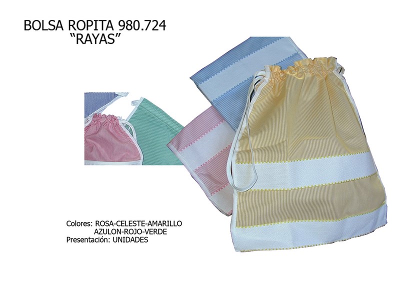 Bolsa ropita rayas 980.724