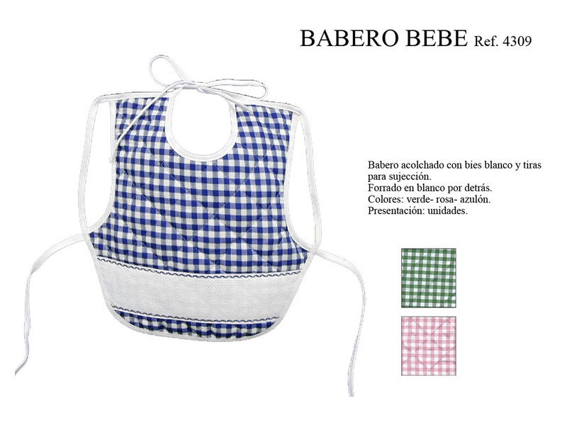 Babero bebé 4309