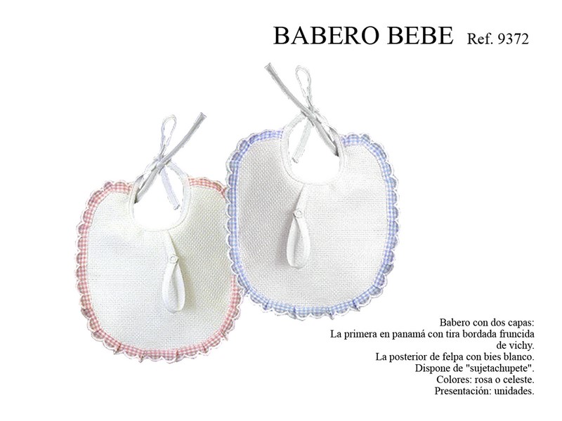 Babero bebé 9372