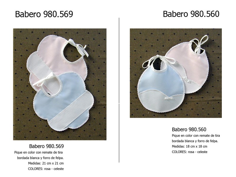 Baberos 980.569 y 980.560