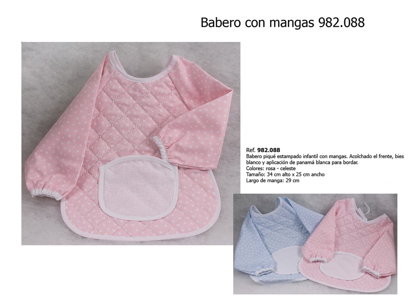 Babero con mangas 982.088