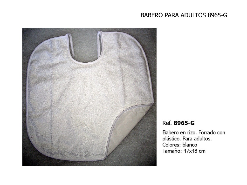 Babero para adultos 8965-G