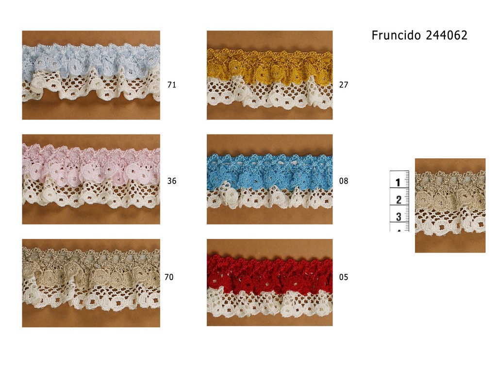 Fruncido 244062 doble