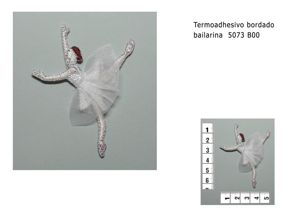 Termoadhesivo bordado bailarina 5073 B00