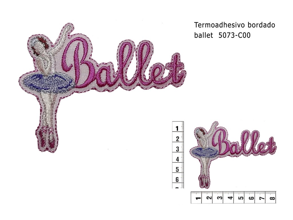 Termoadhesivo bordado ballet 5073 C00