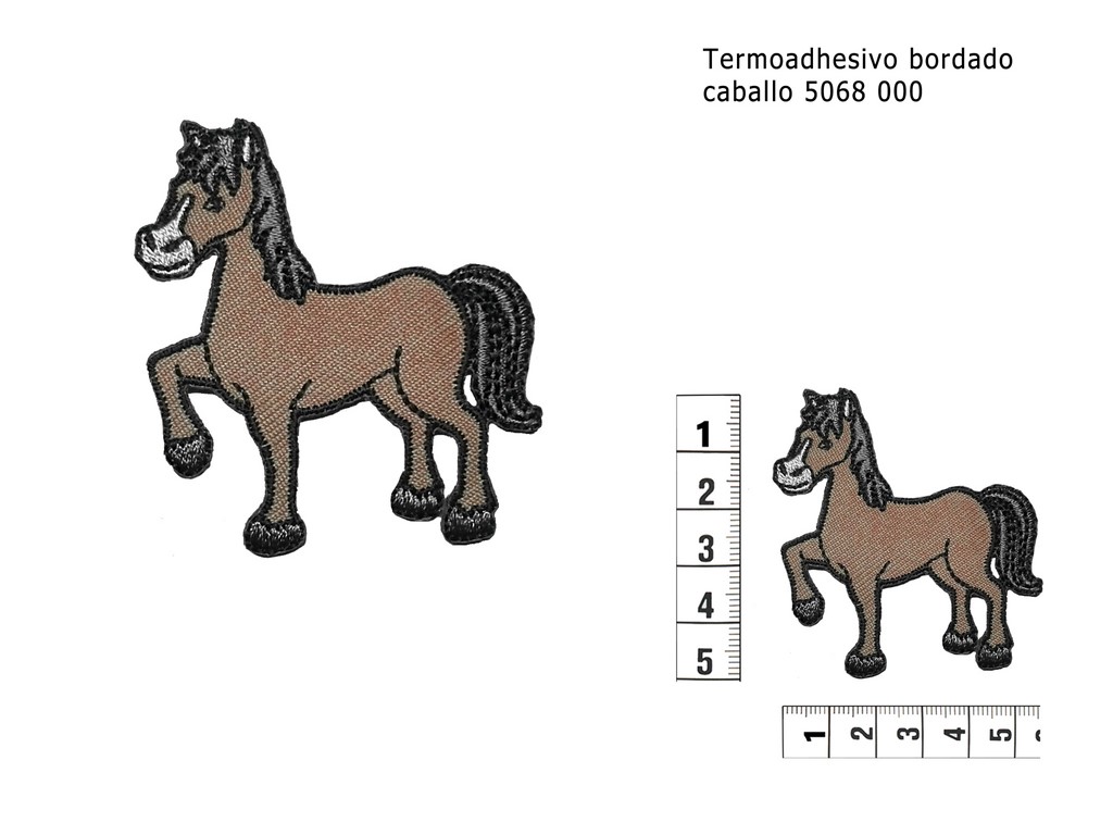 Termoadhesivo bordado caballo 5068 000