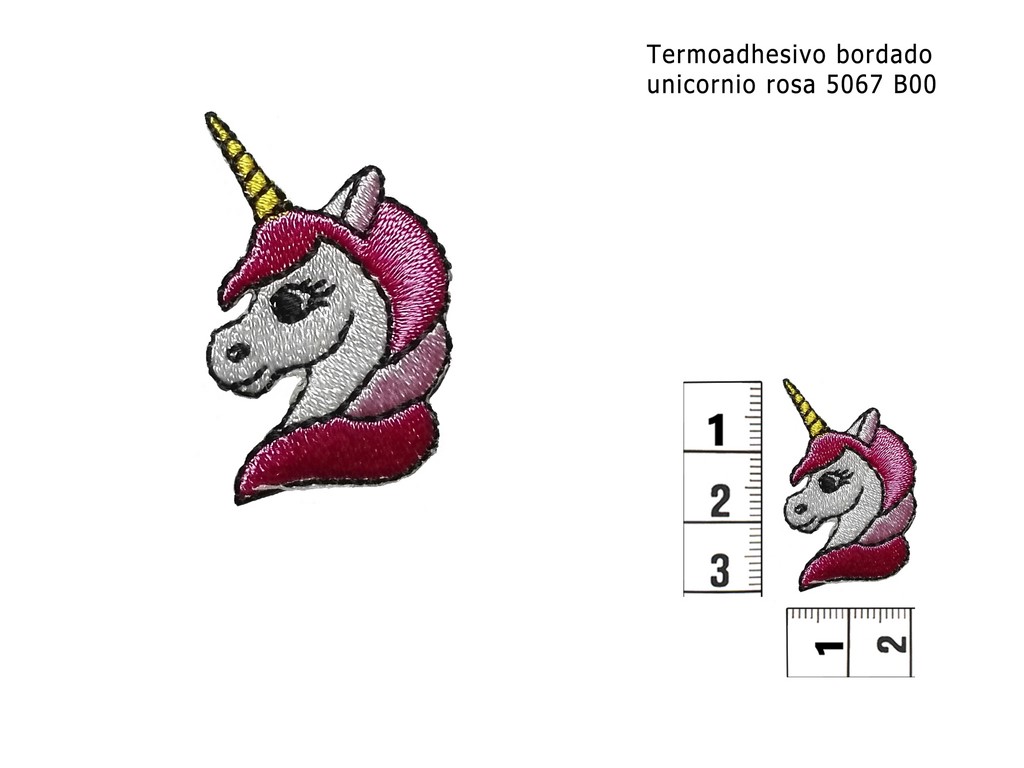 Termoadhesivo bordado unicornio 5067 B00