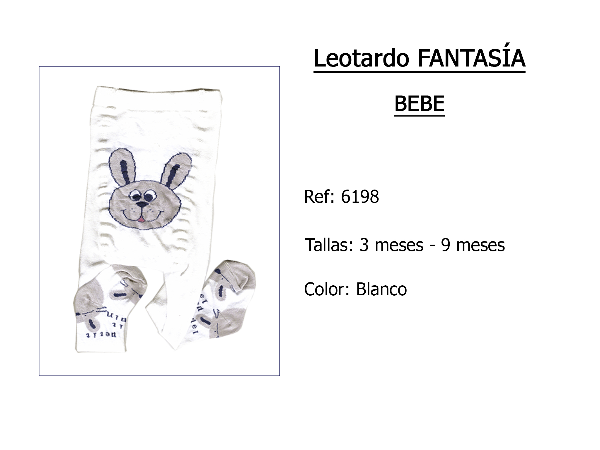 LEOTARDO fantasia bebe 6198