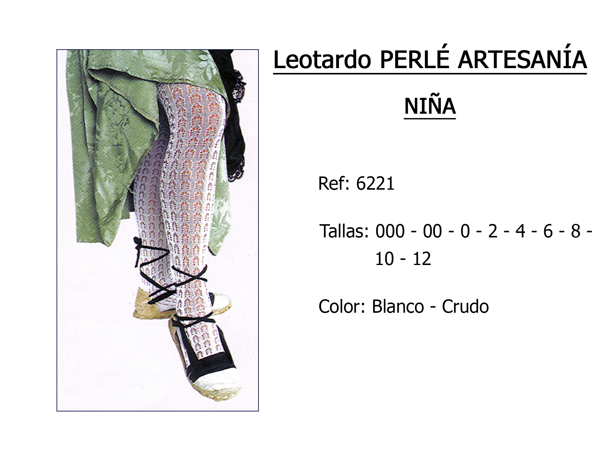 LEOTARDO perle artesania nina 6221