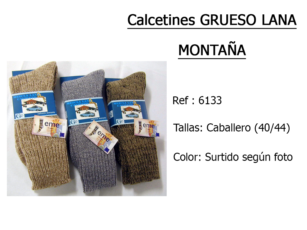 GENERICO 6 Pares Calcetines De Algodon Sin Costuras Hombre - Pie Diabeticos