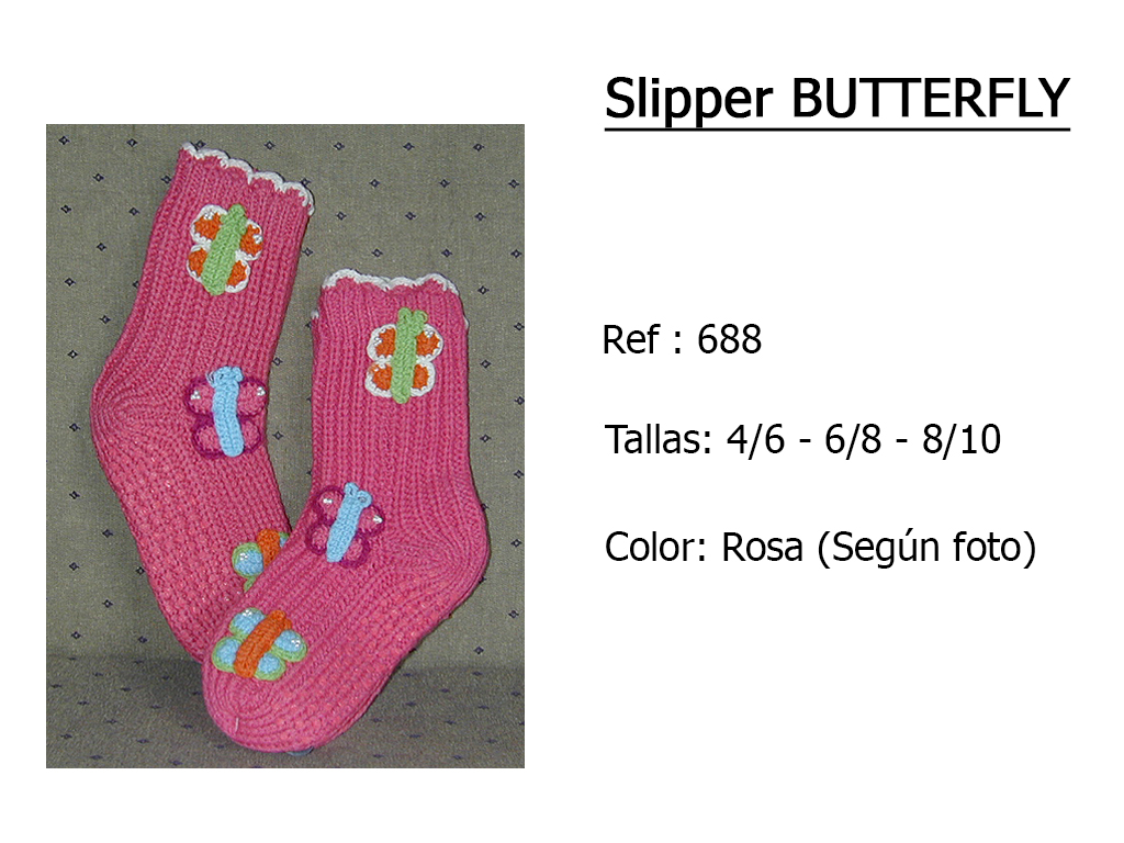 SLIPPER butterfly 688