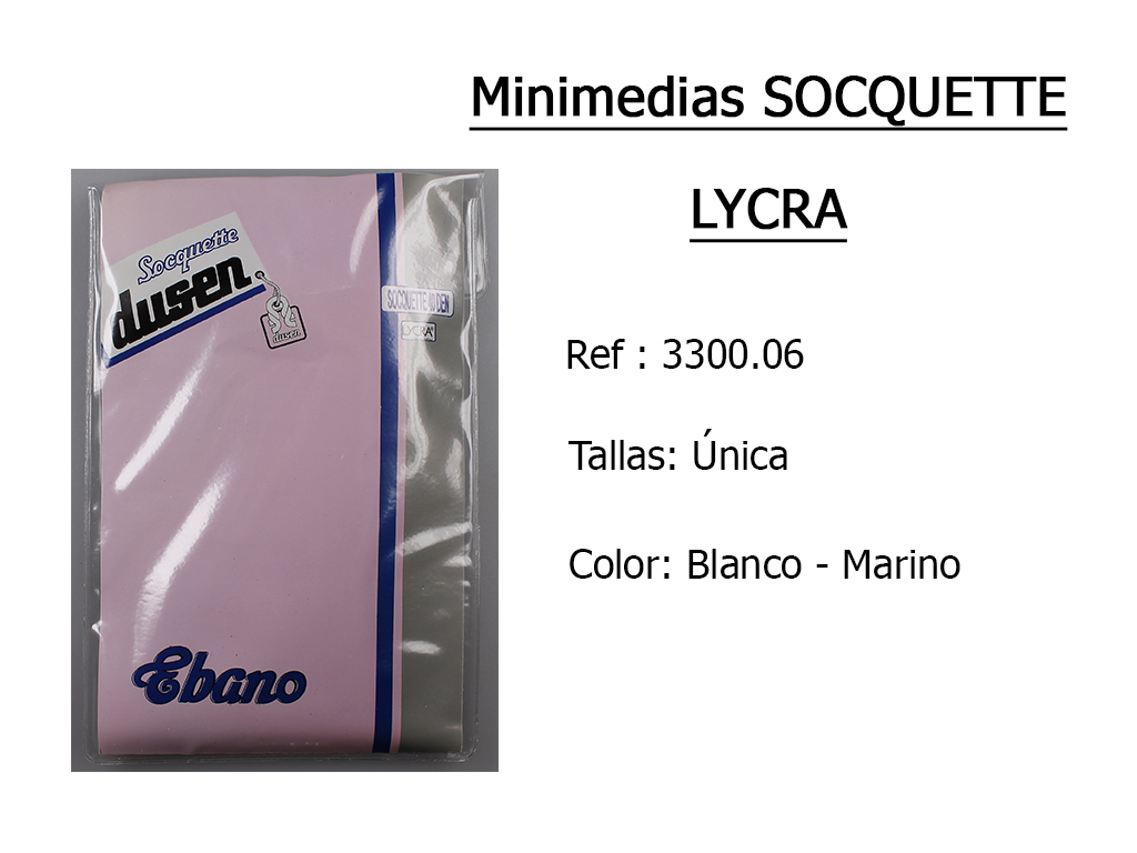 MINIMEDIAS sockette lycra 330006