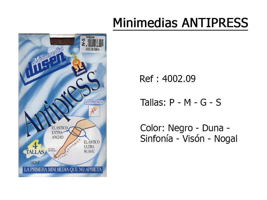 MINIMEDIAS antipress 400209