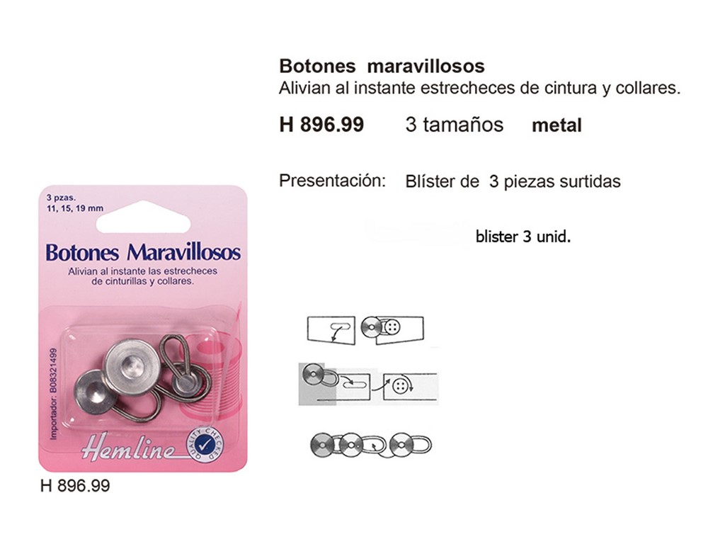 Botones maravillosos H 896.99