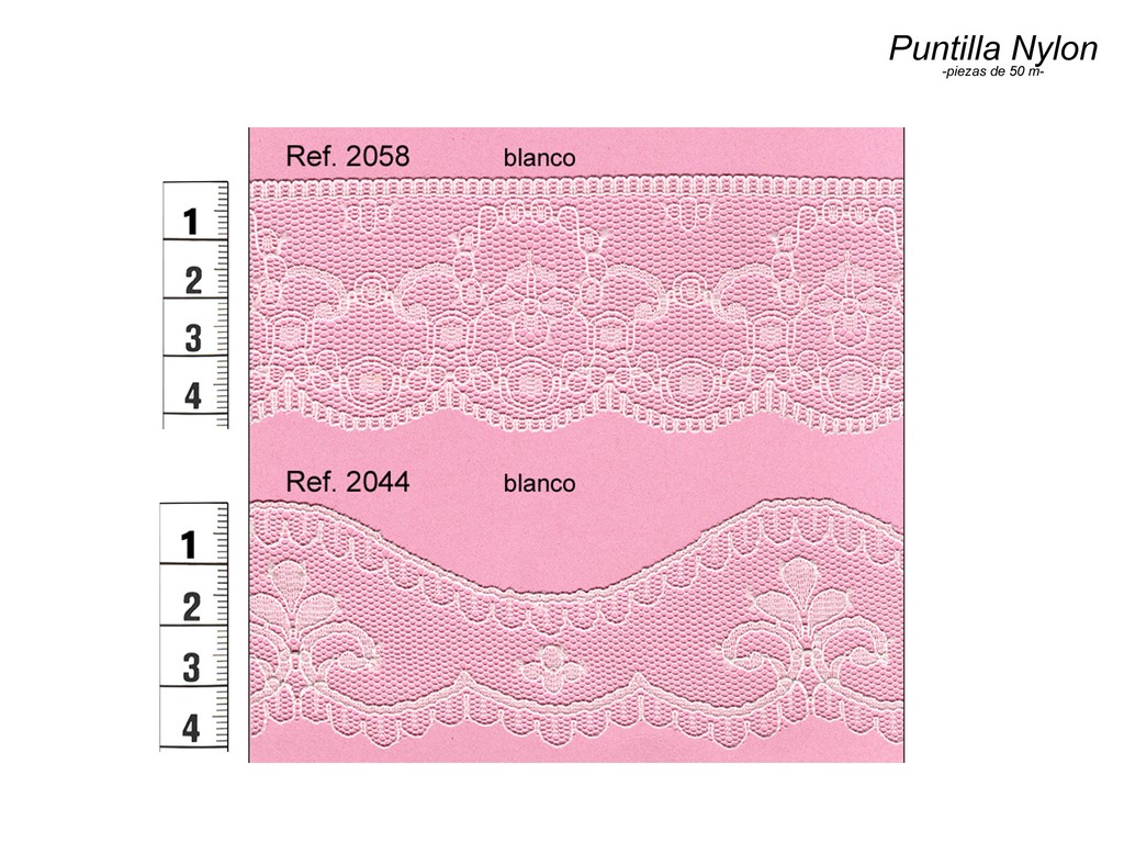 Puntilla nylon 2058 y 2044