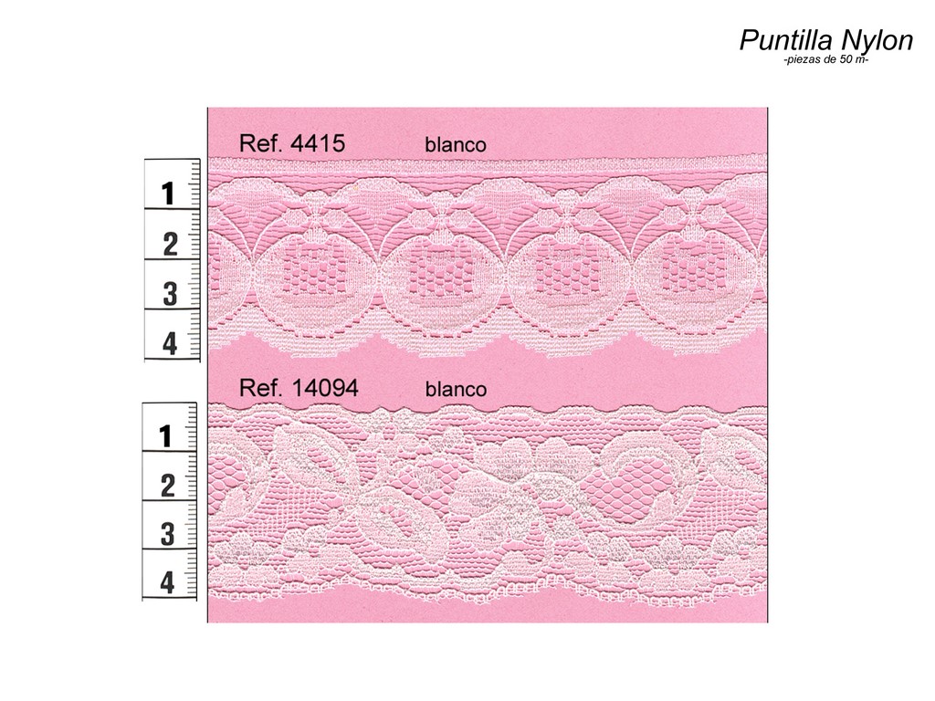 Puntilla nylon 4415 y 14094