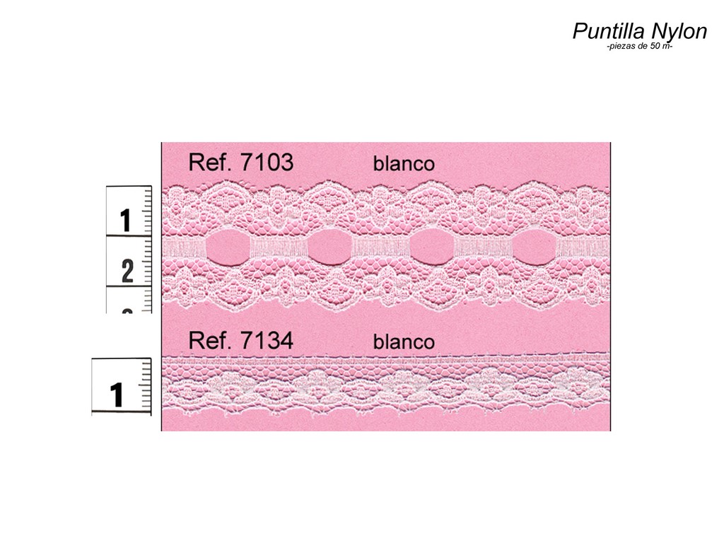 Puntilla nylon 7103 y 7134