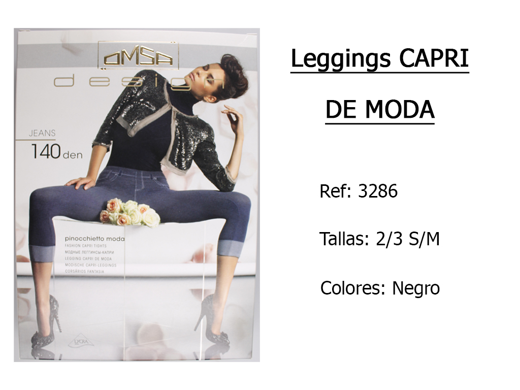 LEGGINGS capri de moda 3286