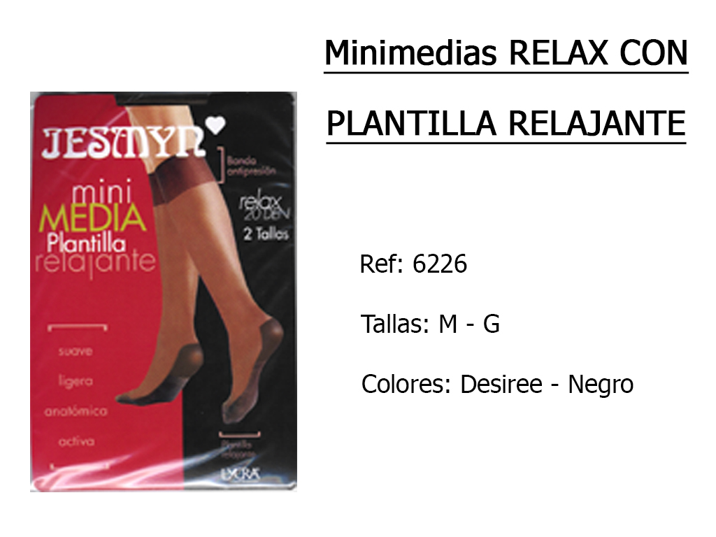 MINIMEDIAS relax con plantilla relajante 6226