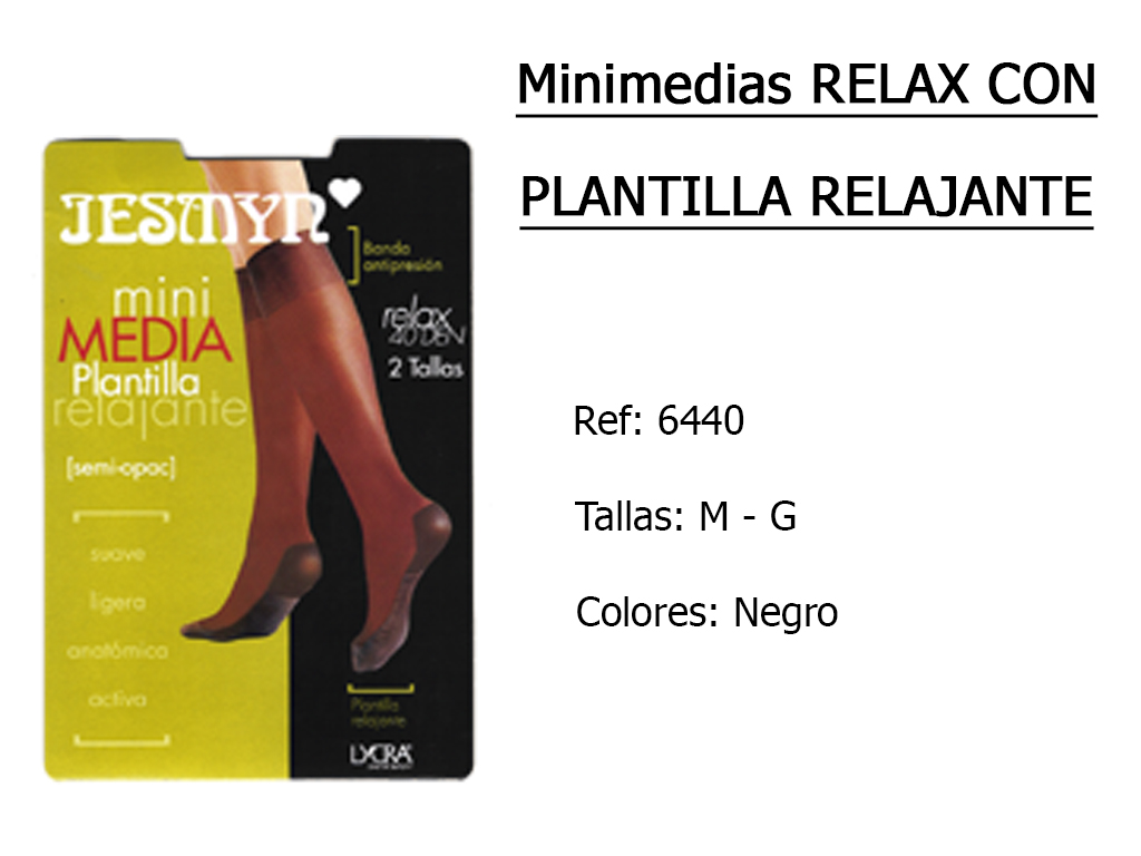 MINIMEDIAS relax con plantilla relajante 6440