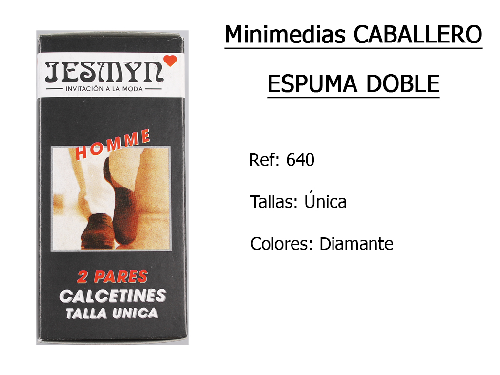 MINIMEDIAS caballero espuma doble 640