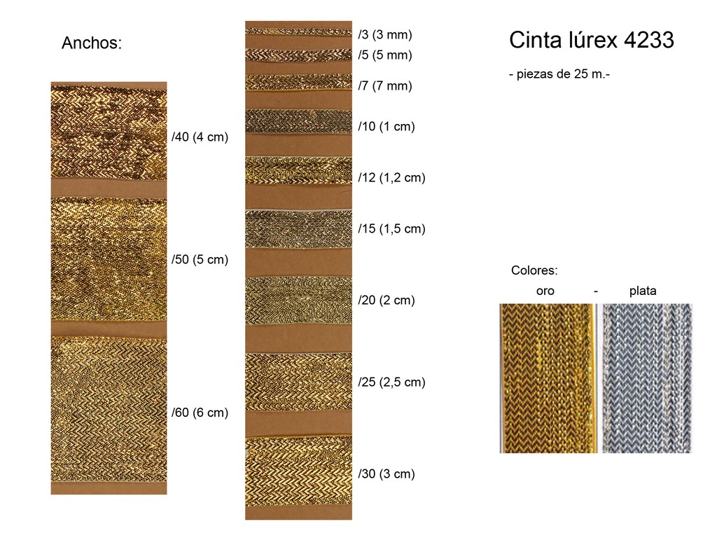 Cinta lúrex 4233