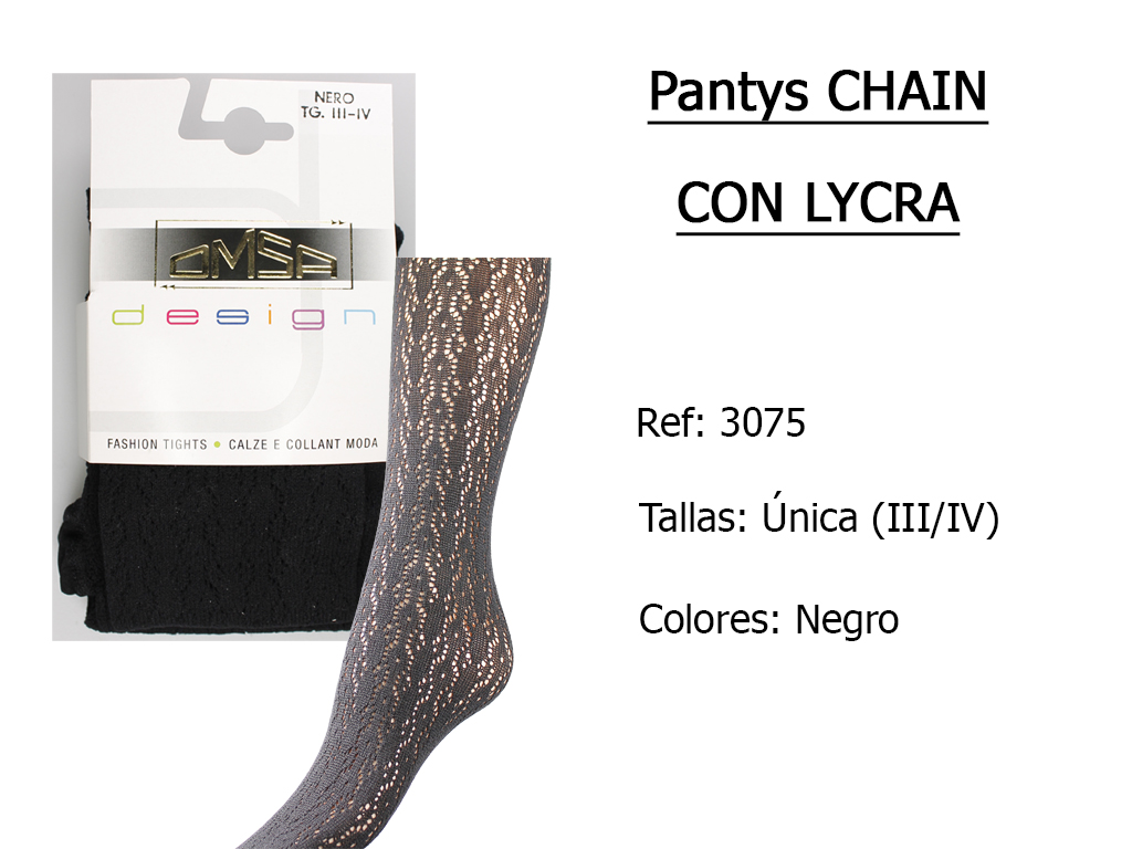 PANTYS chain con lycra 3075