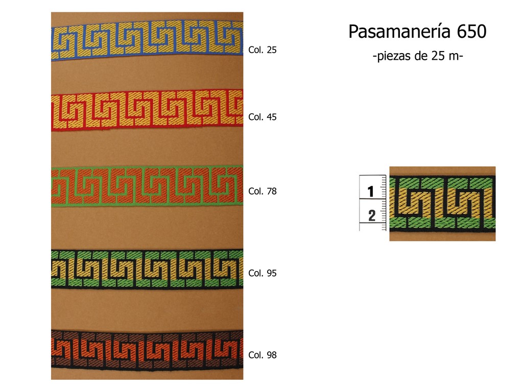 PASAMANERÍA 650