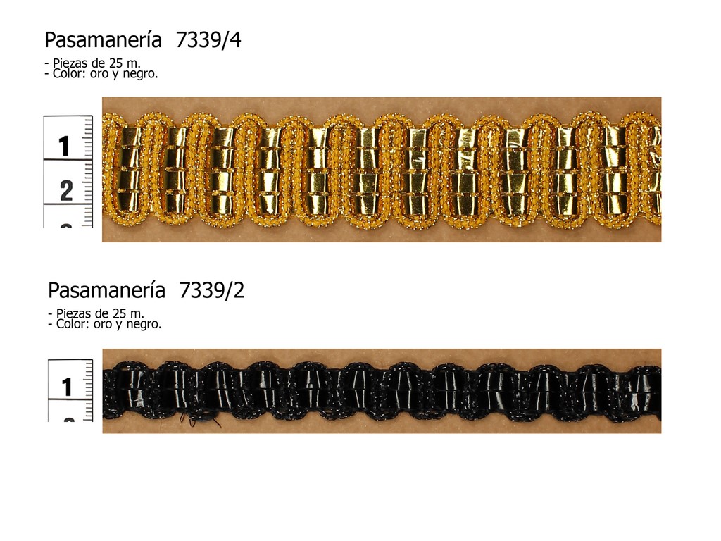 Pasamaneria 7339/4 y 7339/2