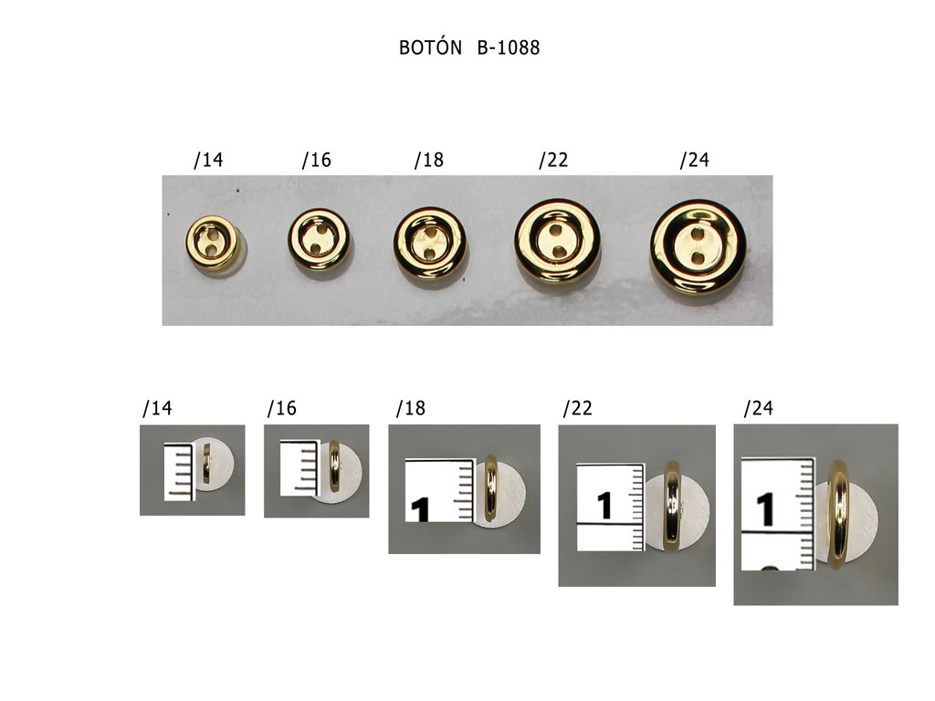 BOTON B-1088 DORADO