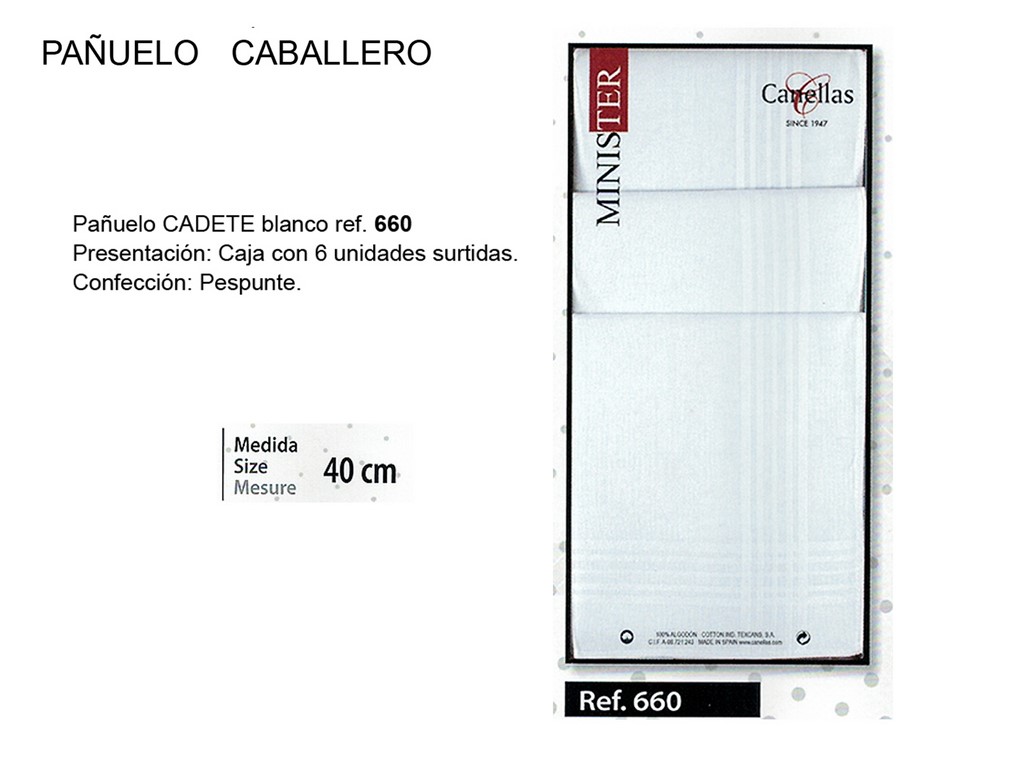 Pañuelo caballero 660