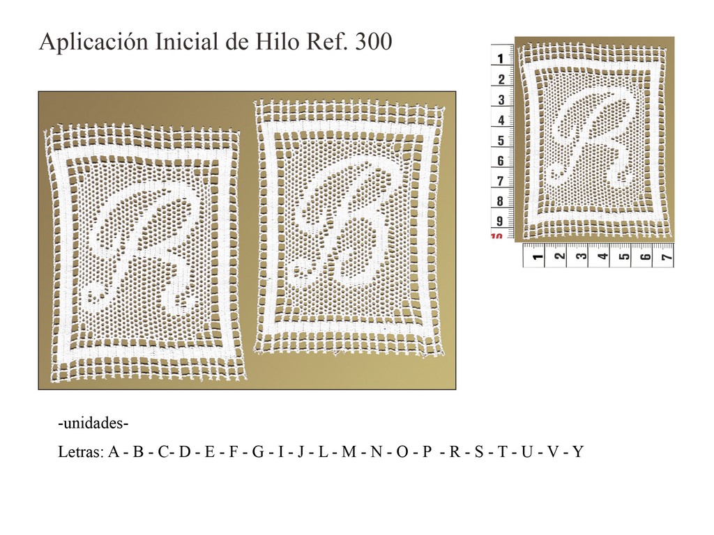 Aplicación inicial hilo 300